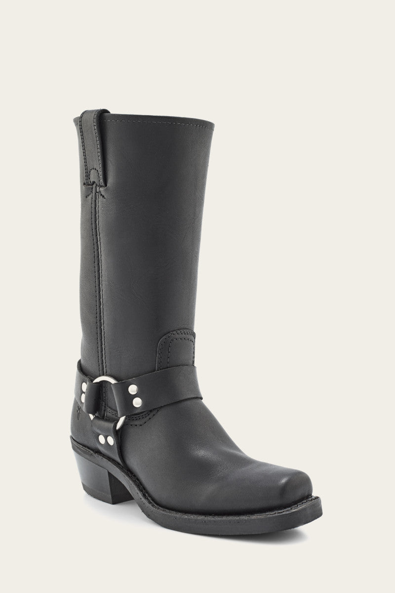 Frye belted harness boots womens on sale