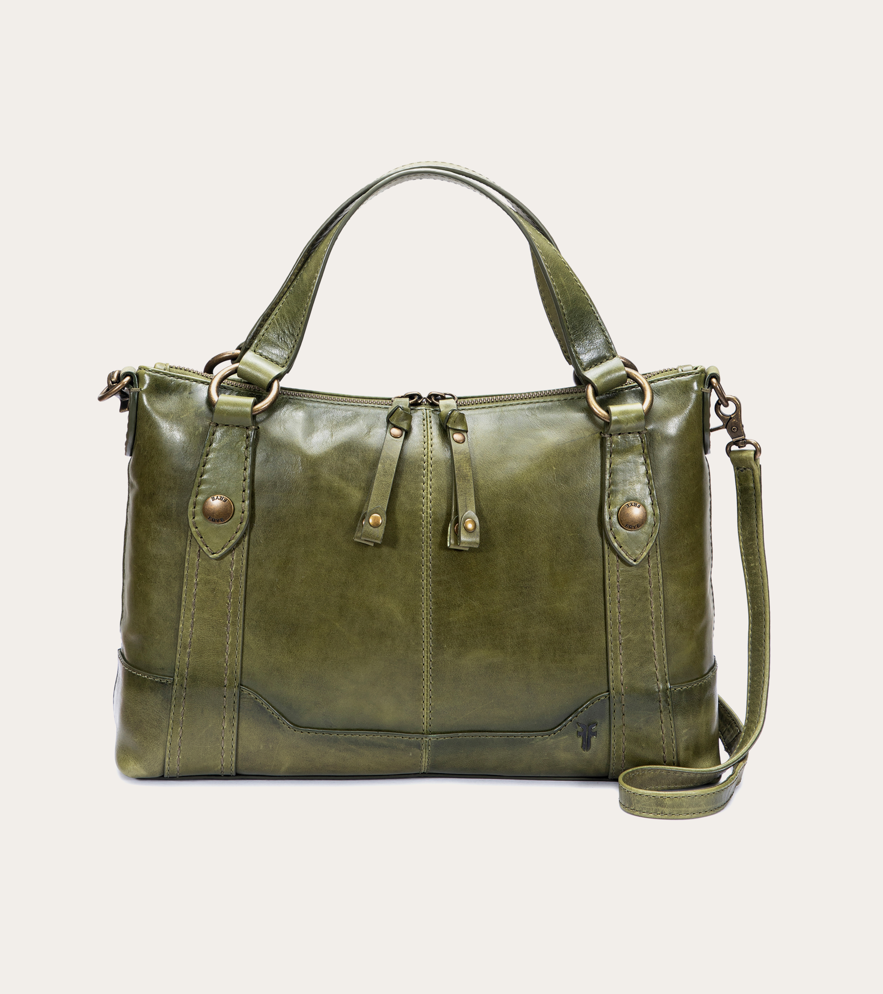 Frye melissa discount washed leather satchel