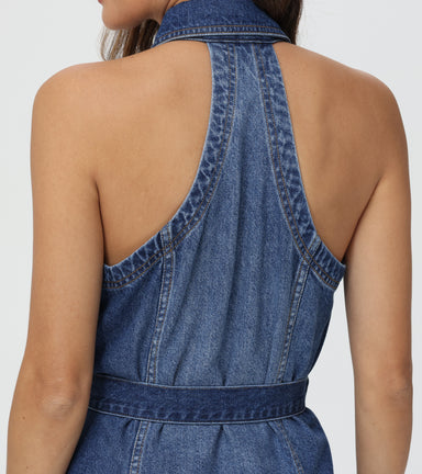 Racerback Denim Dress