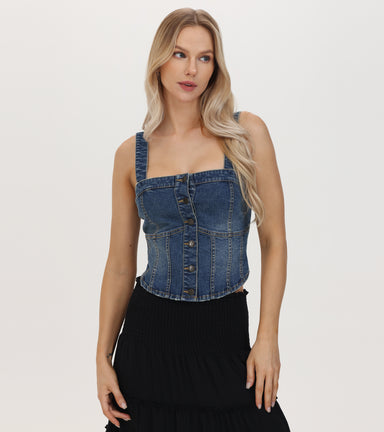 Denim Bustier