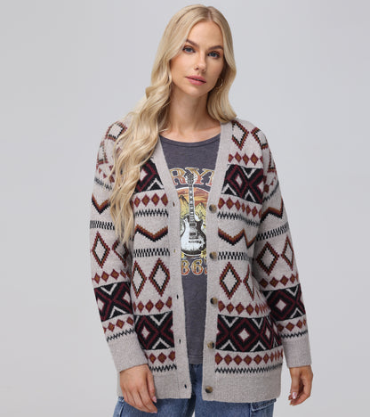 Fairisle Boyfriend Cardigan