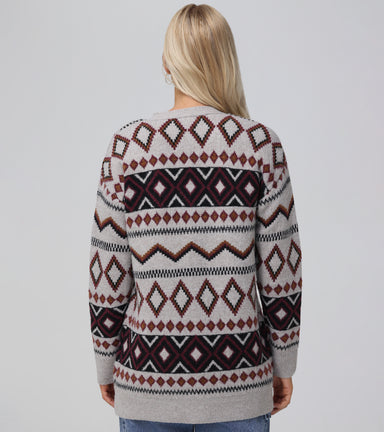 Fairisle Boyfriend Cardigan