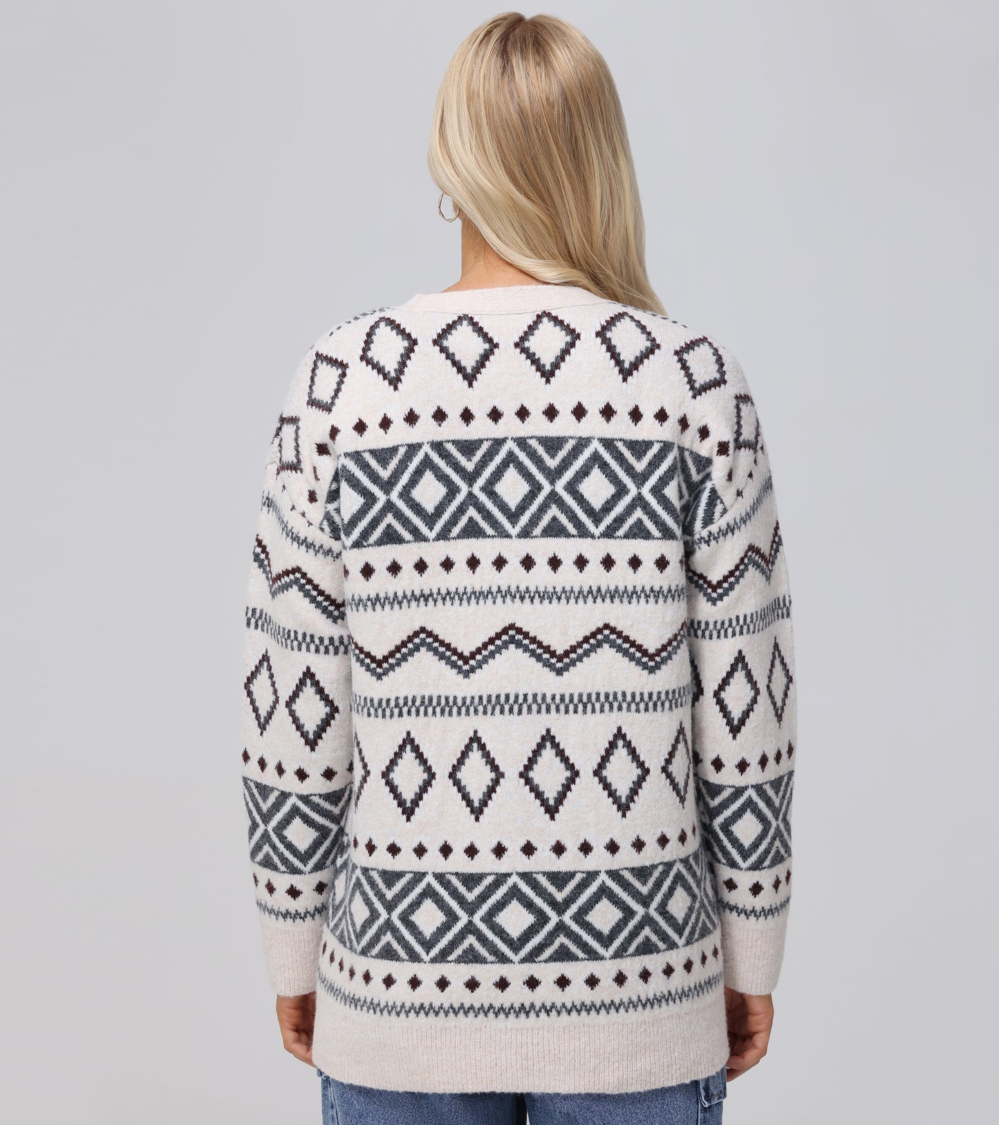 Fairisle Boyfriend Cardigan