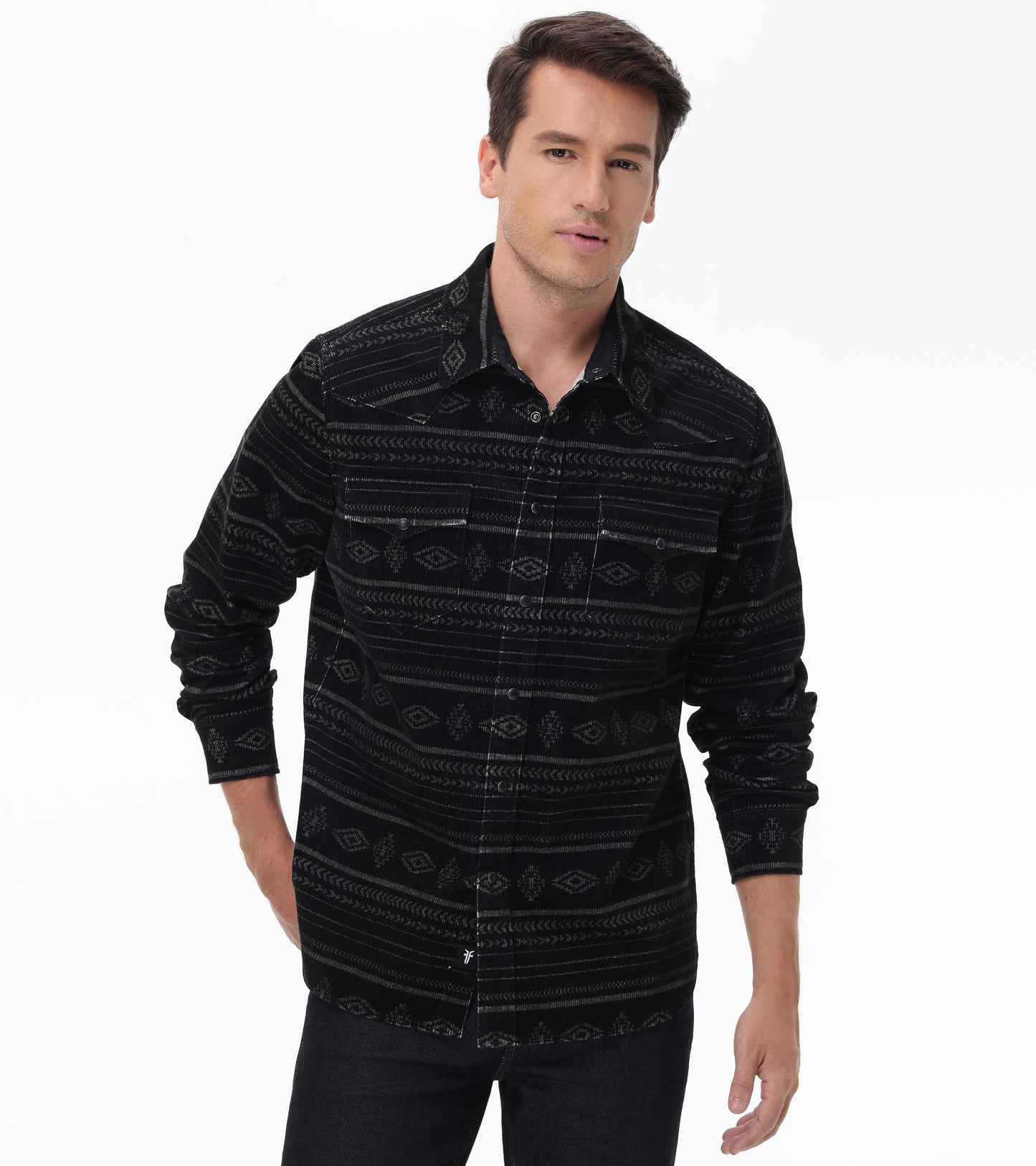 Southwestern Jacquard Shirt