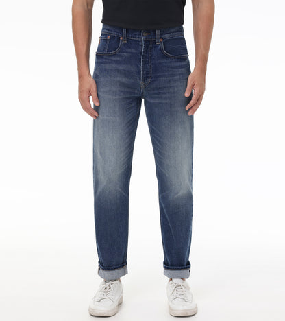 Straight Slim Jeans In Bowery Wash