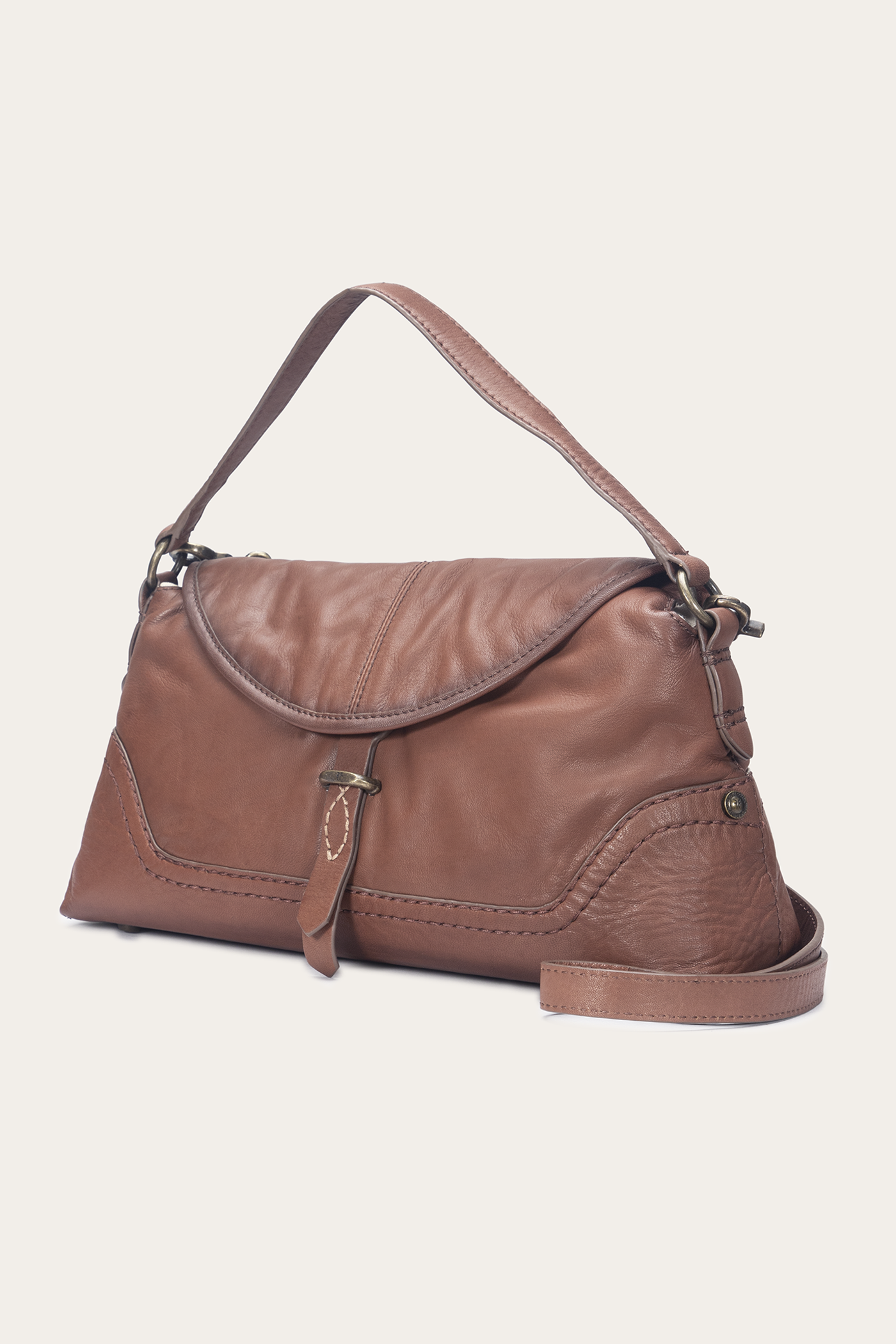 Frye Campus Shoulder Cognac