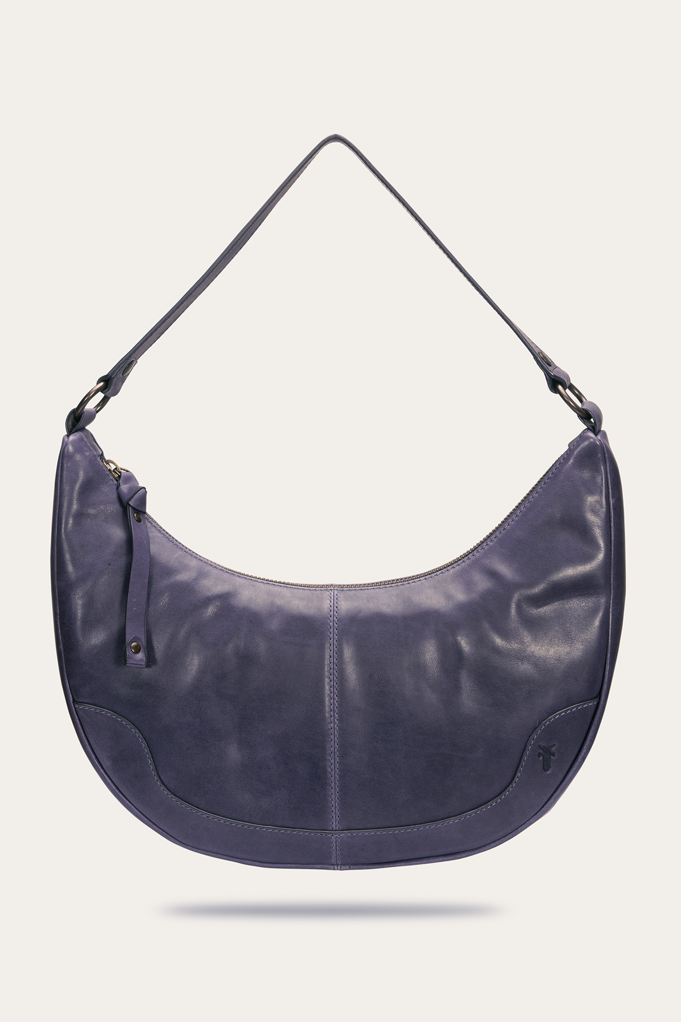 Frye Melissa Cresent Hobo Eggplant