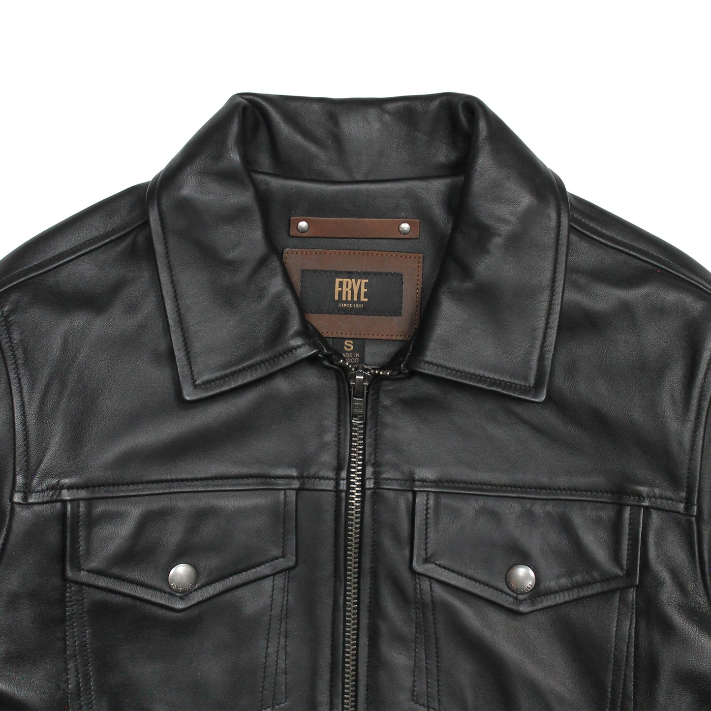 Frye Black Trucker Jacket