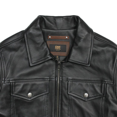 Frye Black Trucker Jacket