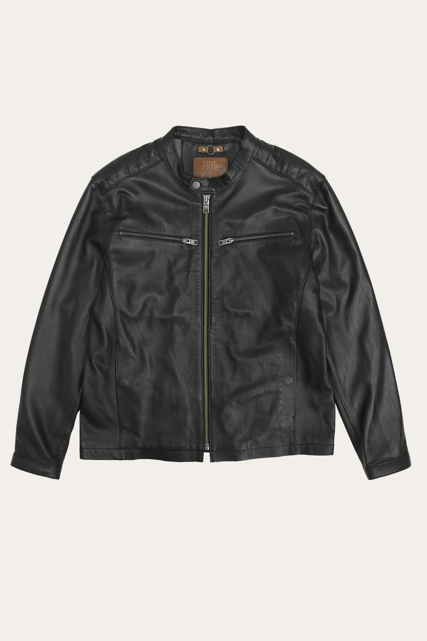 Frye rabin racer leather jacket best sale