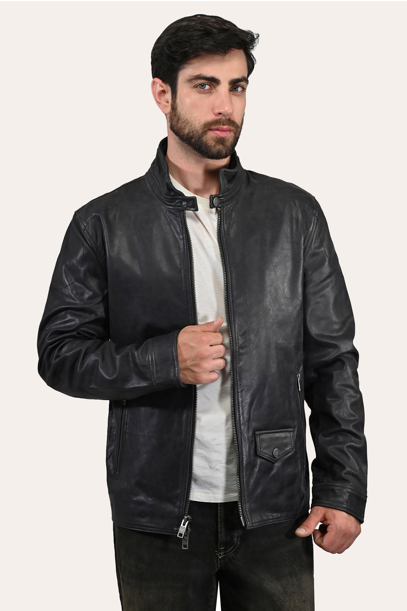 Frye Black Biker Jacket