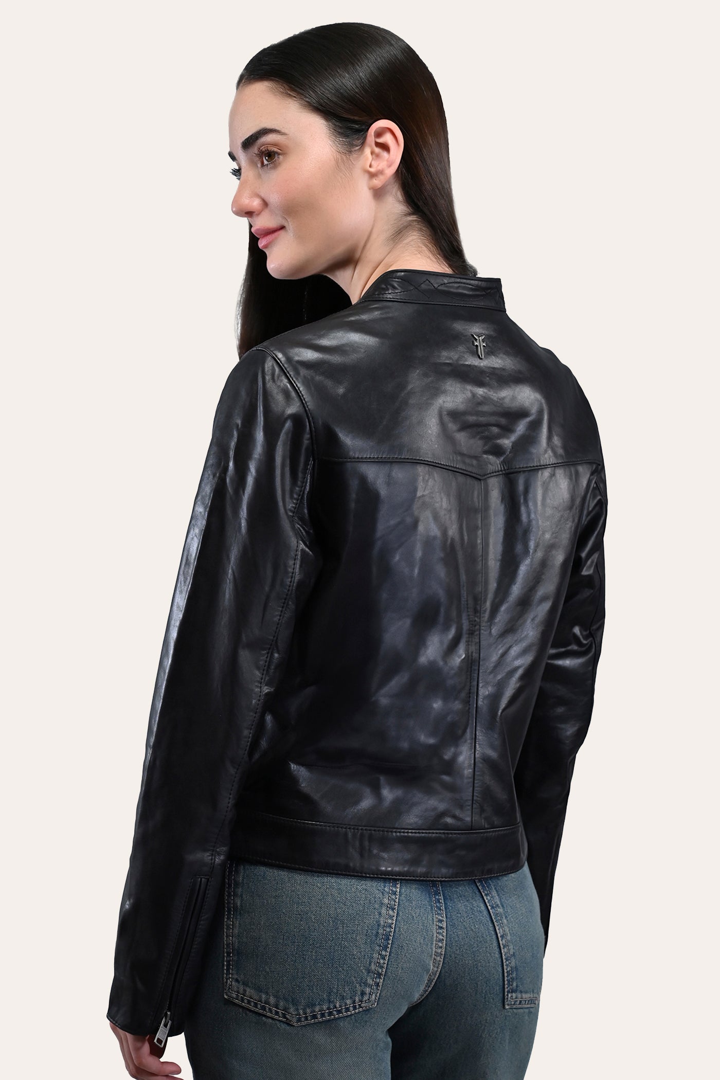 Frye Tobacco Cafe Racer Jacket