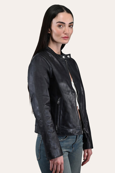 Frye Tobacco Cafe Racer Jacket