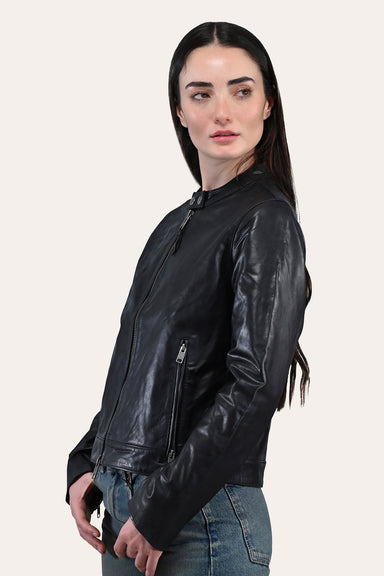 Frye Tobacco Cafe Racer Jacket