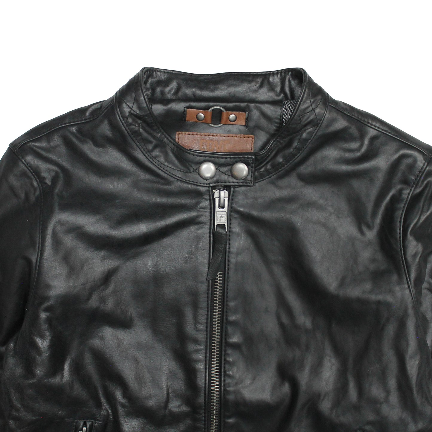 Frye strabler leather moto jacket best sale