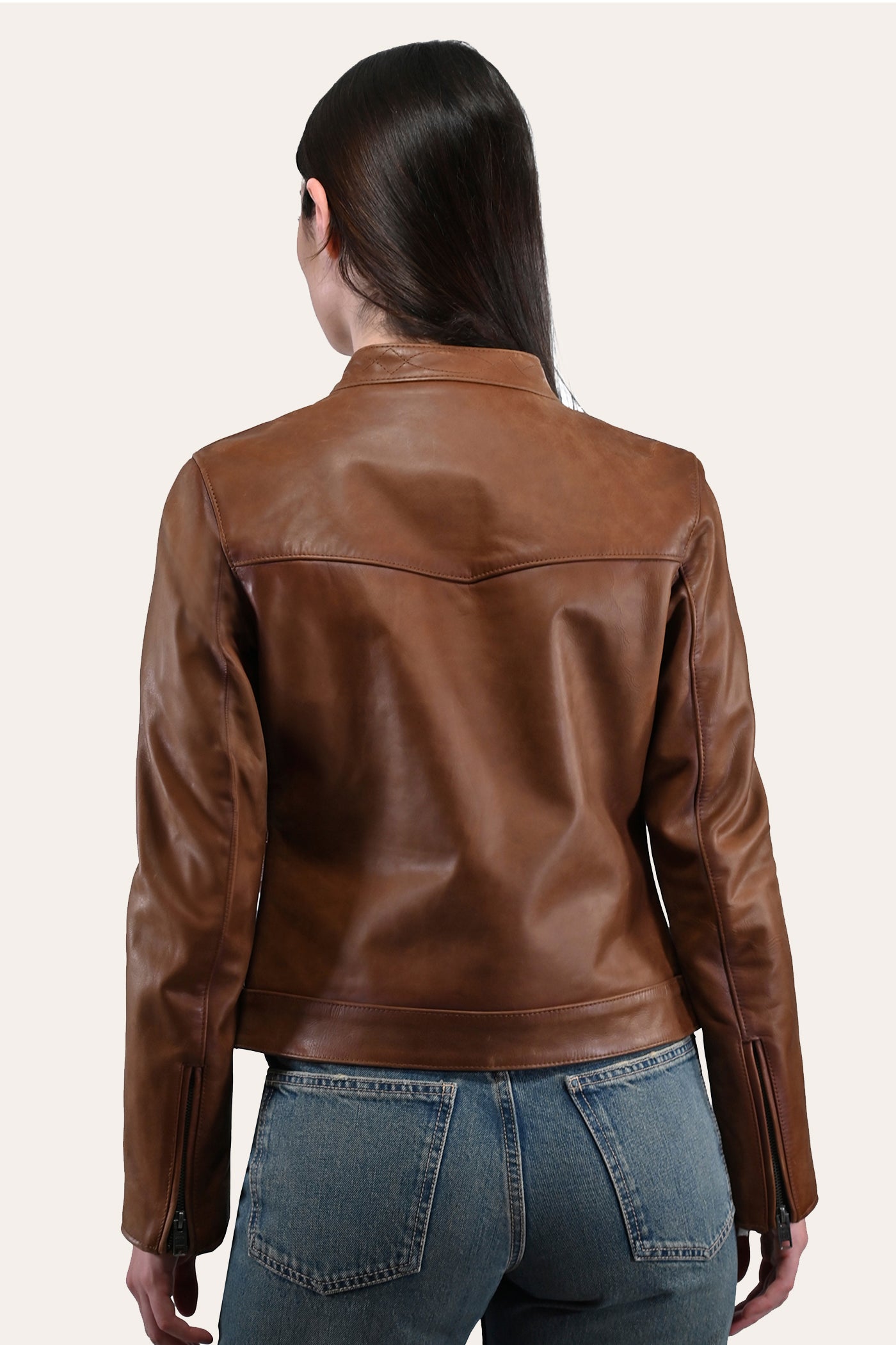 Frye Tobacco Cafe Racer Jacket