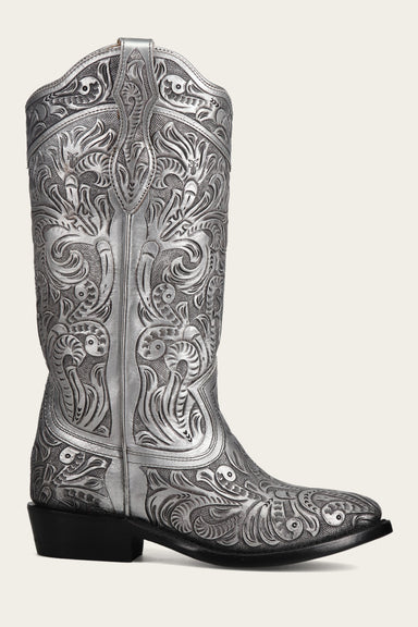 Frye silver boots online