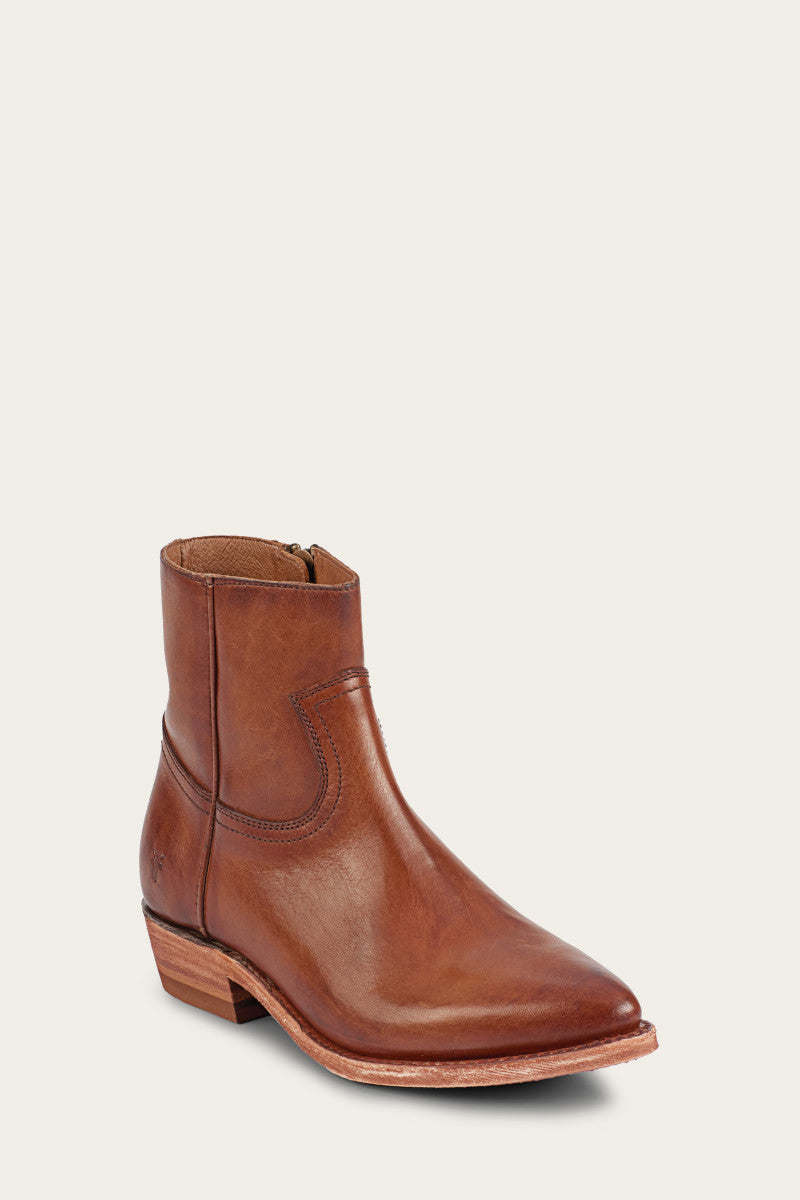 Frye zip up boots hotsell