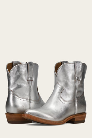 Frye short leather boots best sale