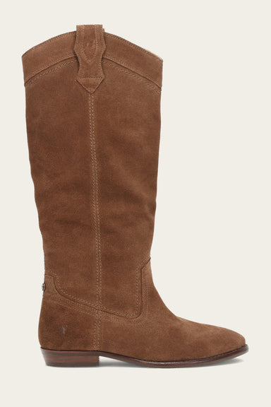 Frye brown suede boots online