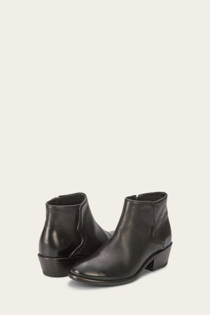 Carson Piping Bootie - Black - Pair