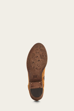 Carson Piping Bootie - Bronze - Sole