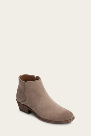 Carson Piping Bootie - Medium Grey - Hero