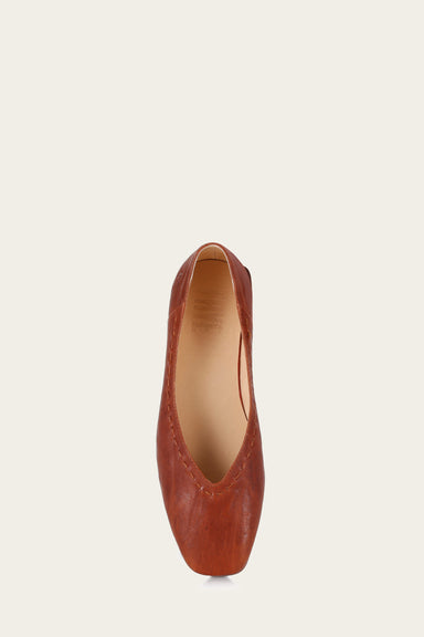 Claire Flat - Cognac - Top Down