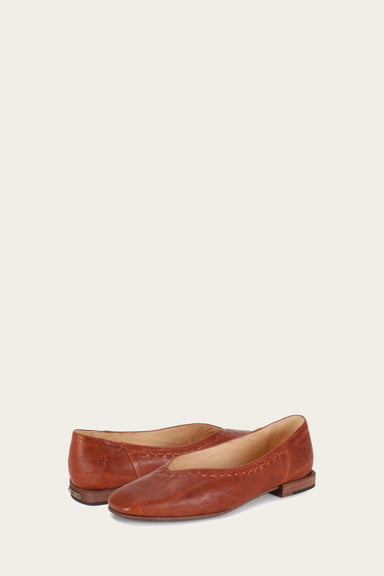 Claire Flat - Cognac - Pair