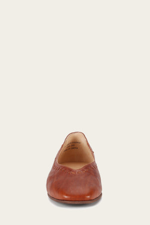 Claire Flat - Cognac - Front