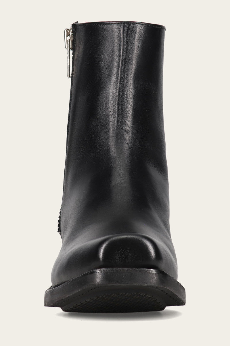 Frye demi zip bootie black best sale