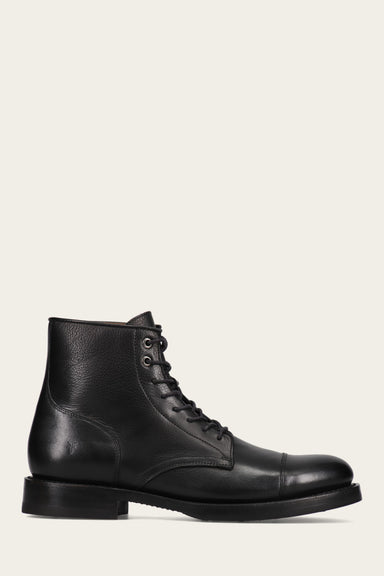 Dylan Cap Toe Lace Up - Black - Outside