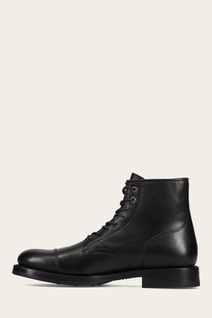 Dylan Cap Toe Lace Up - Black - Inside