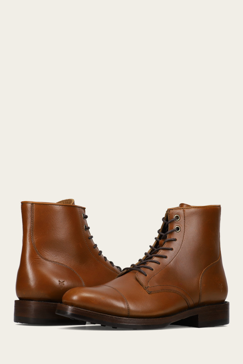 Dylan Cap Toe Lace Up - Saddle - Pair