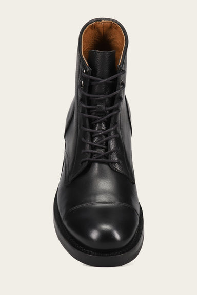 Dylan Cap Toe Lace Up - Black - Top Down