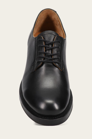 Frye Dylan Plain Toe Oxford Dark Brown