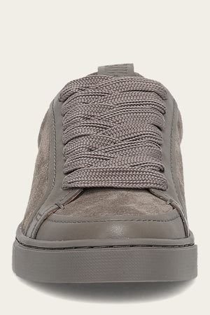 Ivy Court Low Lace Sneaker - Steel - Front