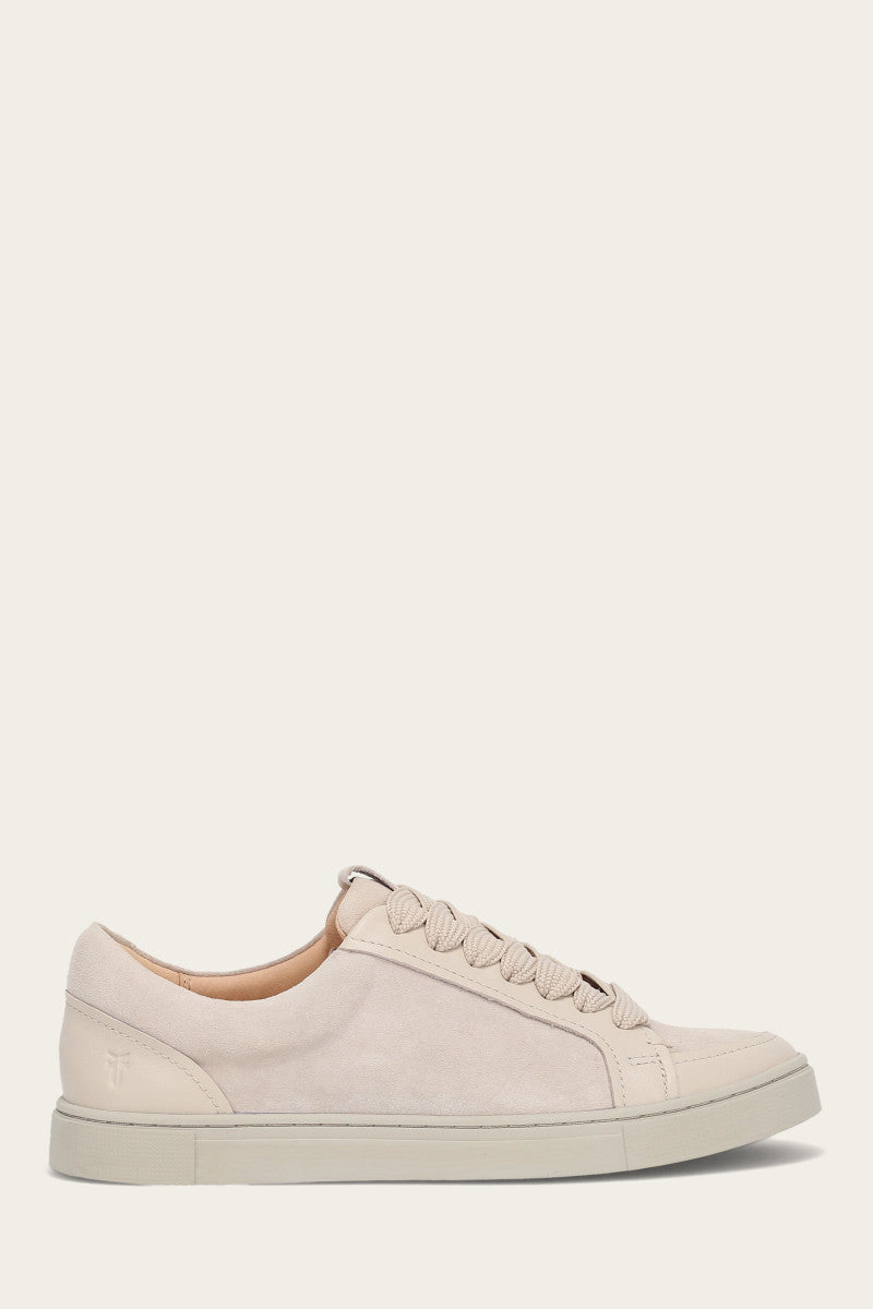 Ivy Court Low Lace Sneaker - Ivory - Outside