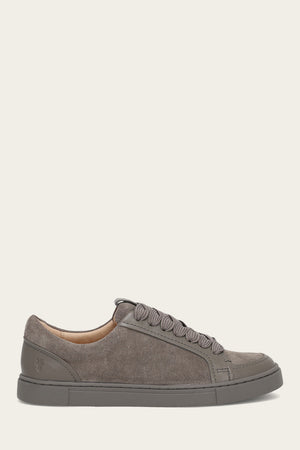 Ivy Court Low Lace Sneaker - Steel - Outside