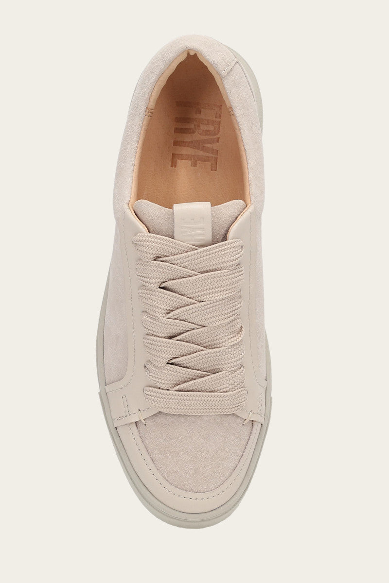 Ivy Court Low Lace Sneaker - Ivory - Top Down