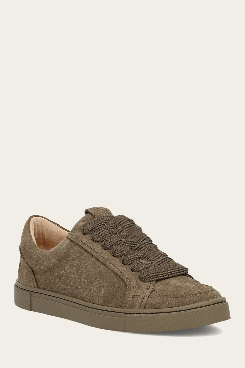 Ivy Court Low Lace Sneaker - Moss - Hero