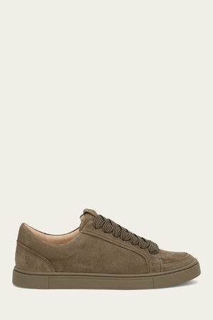 Ivy Court Low Lace Sneaker - Moss - Outside