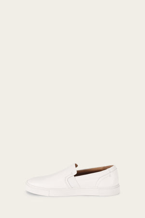 Ivy Slip On - White - Inside