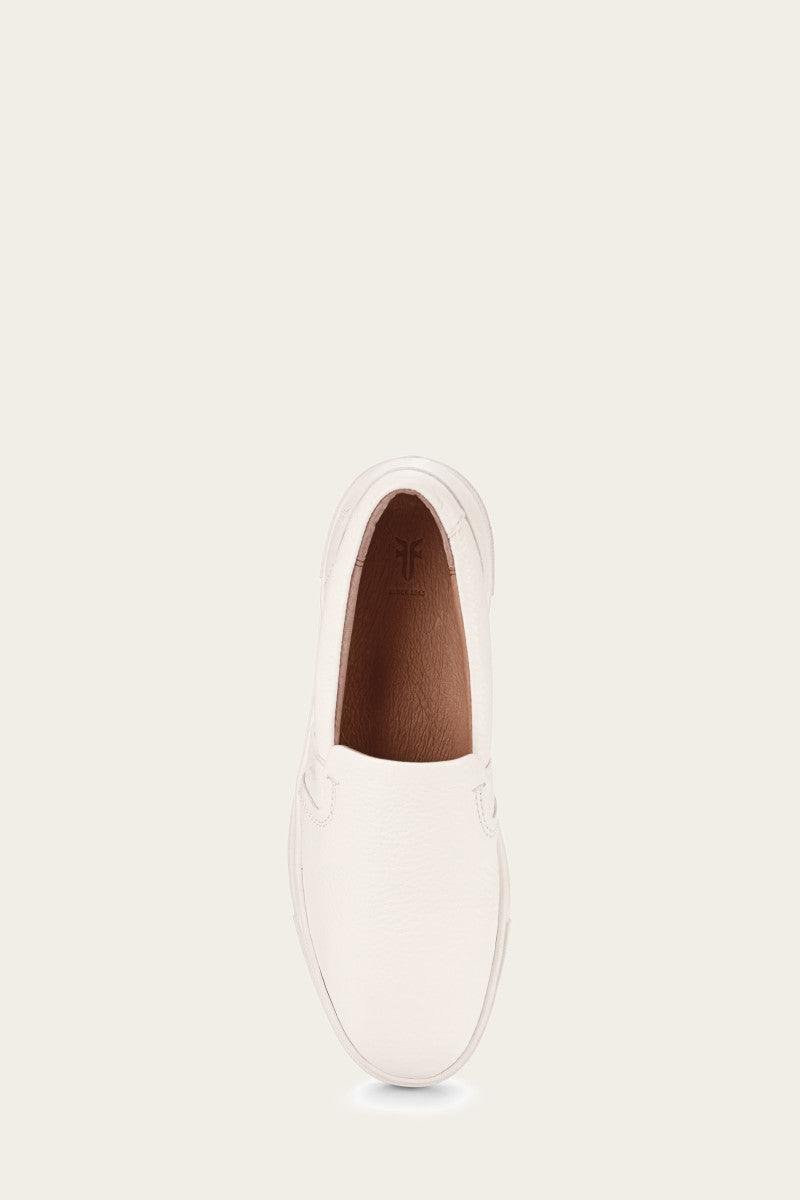 Ivy Slip On - White - Top Down