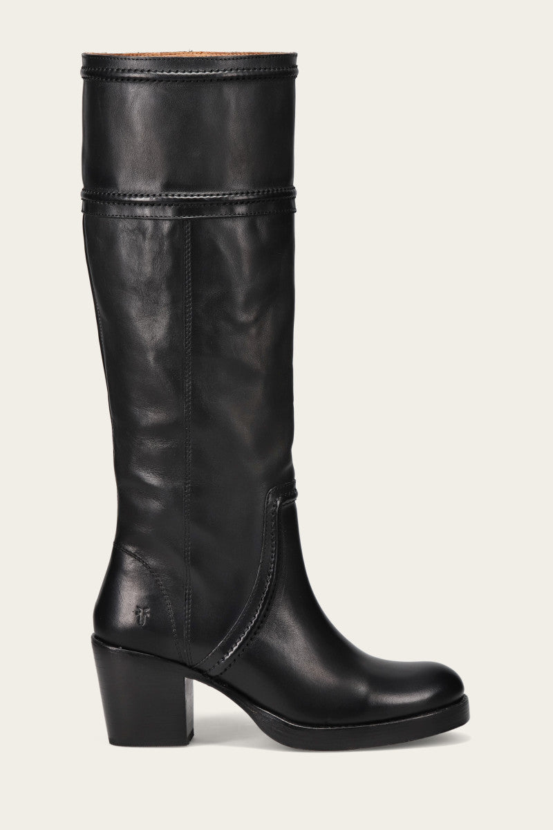 Frye black riding boots online