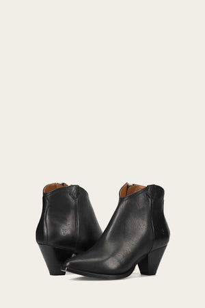 June Western Shootie - Black - Pair