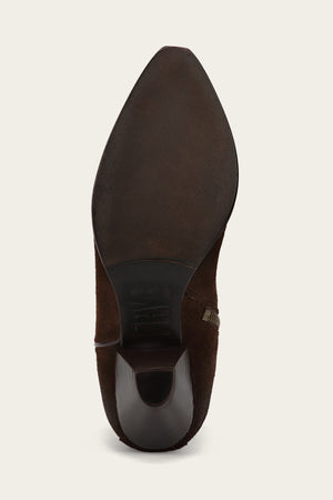 June Western Shootie - Chocolate - Sole