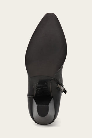 June Western Shootie - Black - Sole