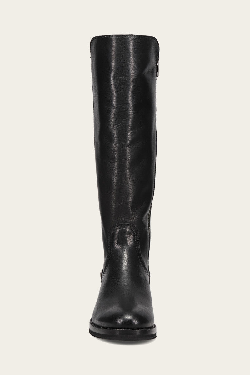 Frye addison tall zip on sale black