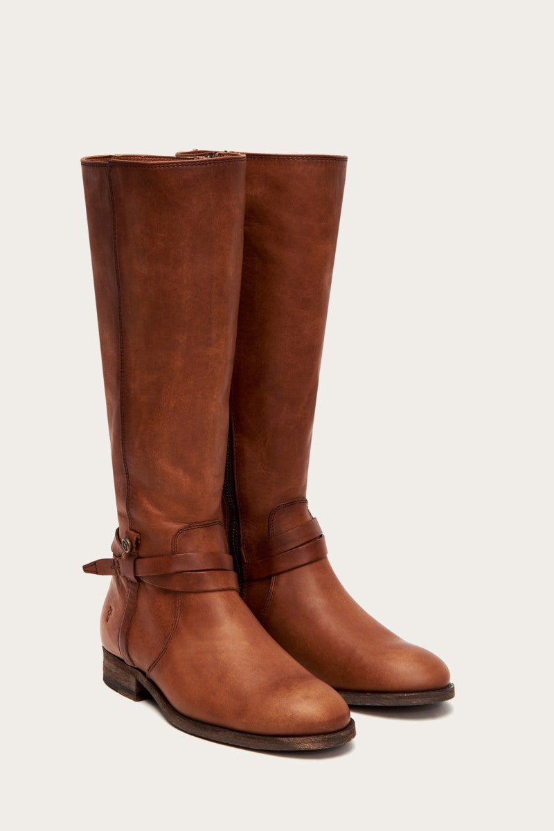 Melissa Belted Tall - Light Cognac - Pair